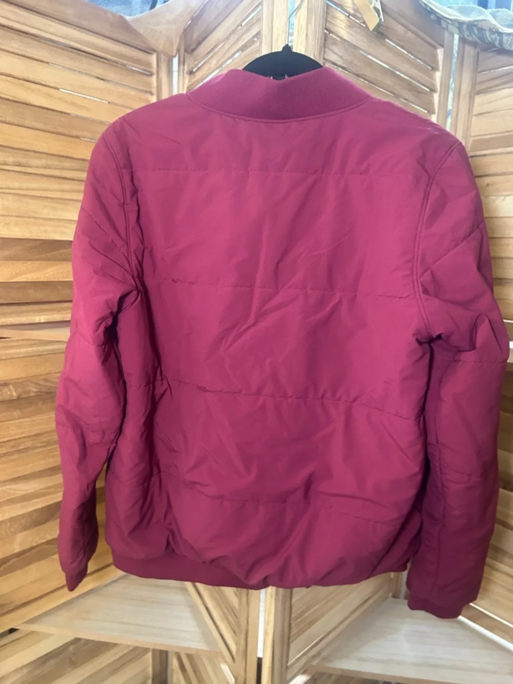 Patagonia Women’s W's Zemer Bomber Jacket, maroon size medium